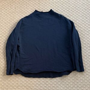 Frank & Eileen EFFIE Long-Sleeve Funnel Neck Capelet XS